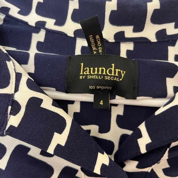 laundry by shelli segal long sleeve dress 4 small - Picture 5 of 5